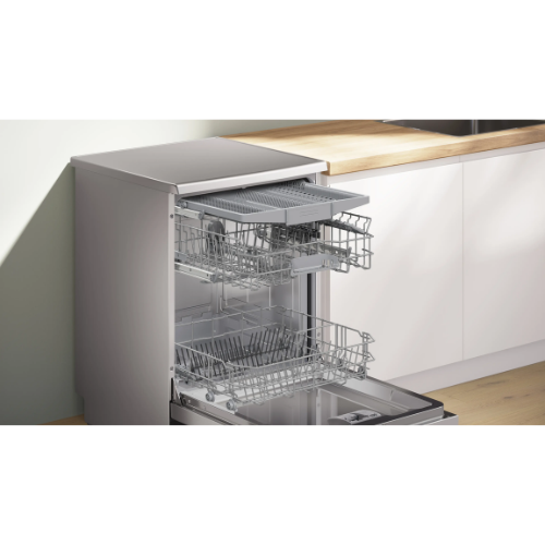 Série 2, Lave-vaisselle pose-libre, 60 cm, Acier brossé anti-traces BOSCH SMS2HVI02E - vue 8