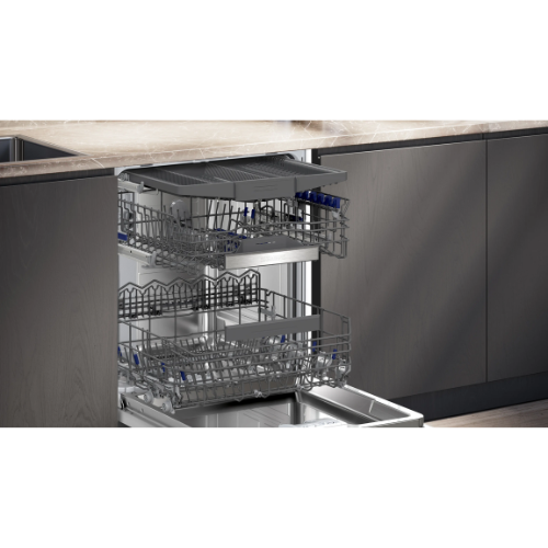 iQ500, Lave-vaisselle tout intégrable, 60 cm, XXL (grande hauteur), Porte à glissières SIEMENS SX75EX13CE - vue 4
