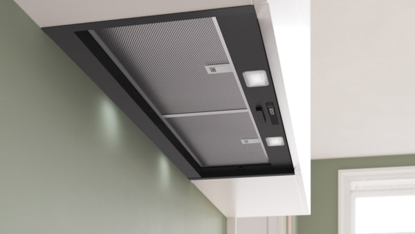 Série 2, Hotte design intégré, 90 cm, Noir mat BOSCH DBB93BC60