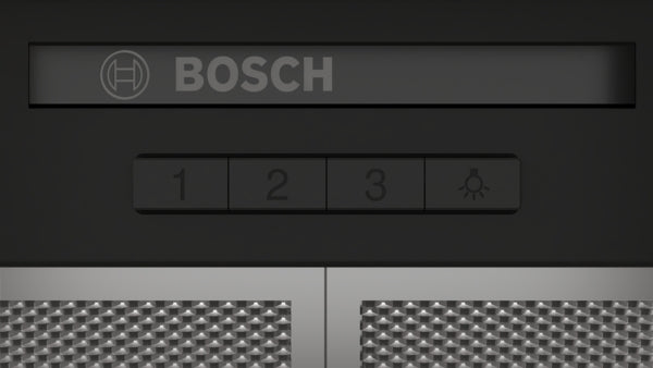 Série 2, Hotte design intégré, 90 cm, Noir mat BOSCH DBB93BC60