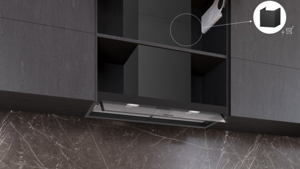 iQ300, Hotte design intégré, 80 cm, , Noir mat LJ85BCC60