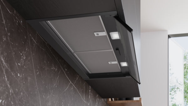 iQ300, Hotte design intégré, 80 cm, , Noir mat LJ85BCC60