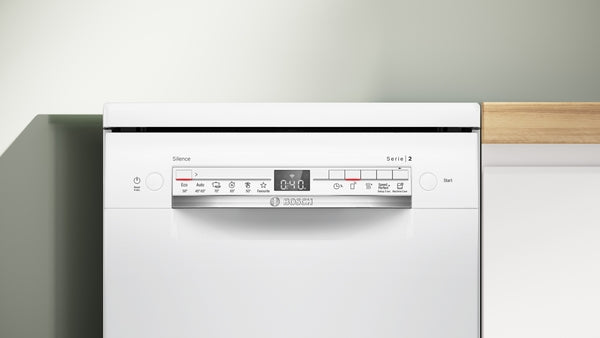 Série 2, Lave-vaisselle pose-libre, 45 cm, Blanc BOSCH SPS2HKW55E