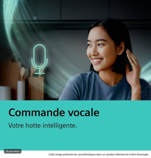 iQ500, Hotte murale, 60 cm,  Noir avec finition en verre, SIEMENS LC67KCN61