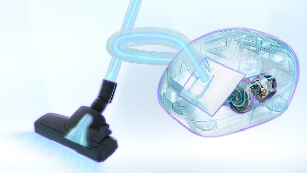 Série 6, Aspirateur avec sac, ProSilence, Blanc BOSCH BGB6SIL0L