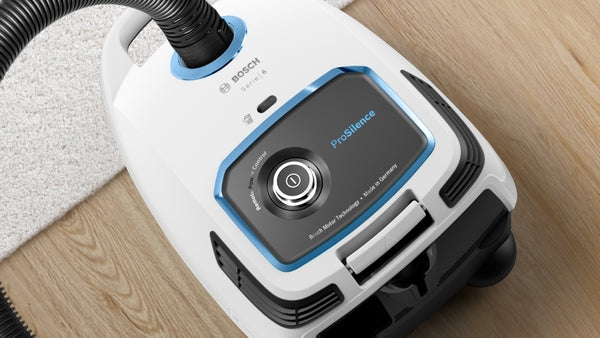 Série 6, Aspirateur avec sac, ProSilence, Blanc BOSCH BGB6SIL0L