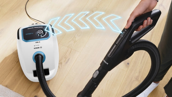 Série 6, Aspirateur avec sac, ProSilence, Blanc BOSCH BGB6SIL0L