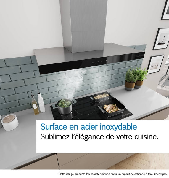 Série 2, Hotte murale, 60 cm, Couleur inox BOSCH DWB63BC30