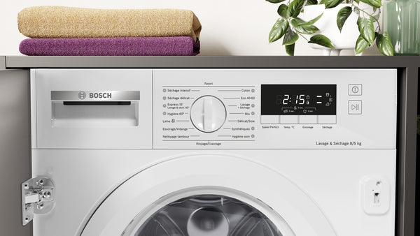 Série 4, Lave-linge séchant, 8/5 kg BOSCH WKD28260FR