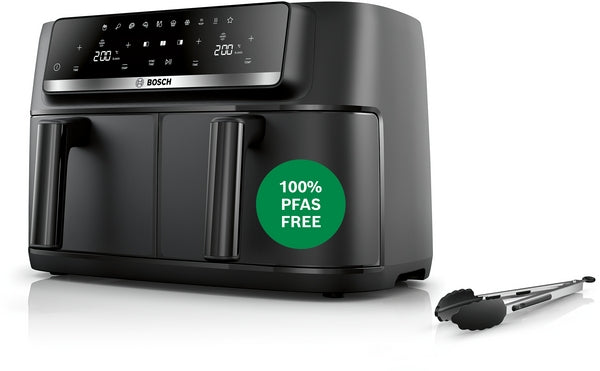 Série 4, Air fryer double bac, Noir BOSCH MAFD440B7