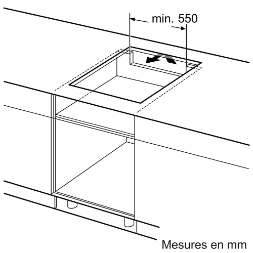 Série 4, Table à induction, 60 cm, Noir, sans cadre BOSCH PUE61RBB5E - vue 6