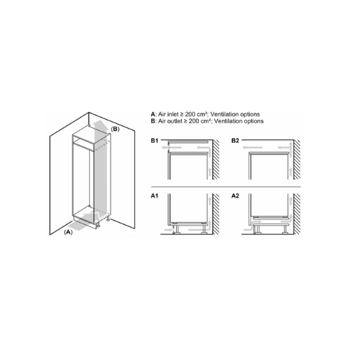 iQ500, Réfrigérateur combiné intégrable, 177.2 x 55.8 cm SIEMENS KI86SADE0 - vue 15