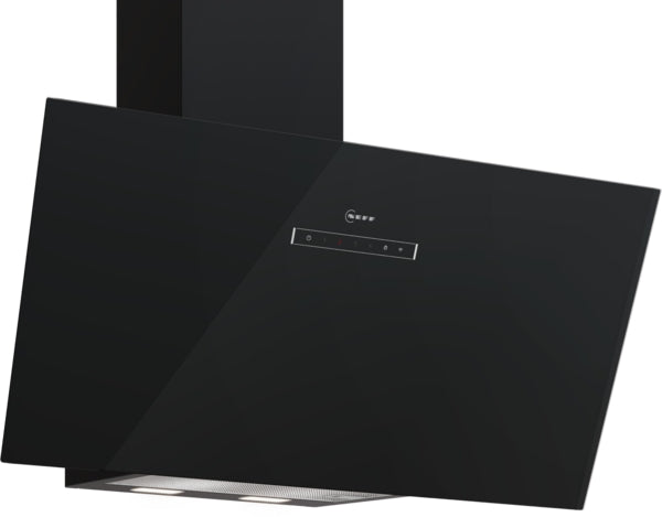N 70, Hotte murale, 80 cm, Noir avec finition en verre, Noir NEFF D85ICN1S0