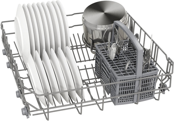 Série 2, Lave-vaisselle sous plan, 60 cm, Acier brossé anti-traces BOSCH SMU2ITI68E