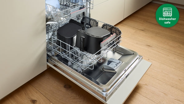 Série 4, Air fryer double bac, Noir BOSCH MAFD440B7
