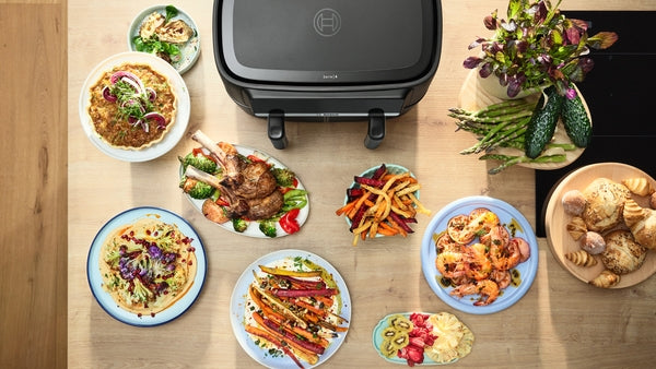 Série 4, Air fryer double bac, Noir BOSCH MAFD440B7