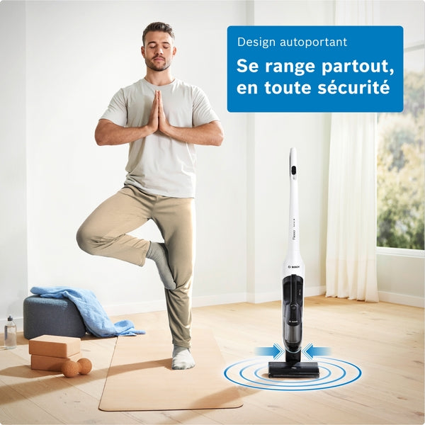 Série 4, Aspirateur rechargeable, Flexxo 28 Vmax, Blanc BOSCH BHH4WM28