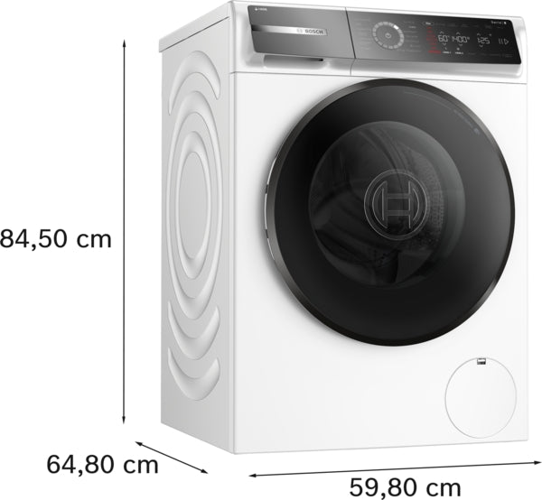 Série 8, Machine à laver hublot, 10 kg, max. 1400 tr/min BOSCH WGB254A2FR