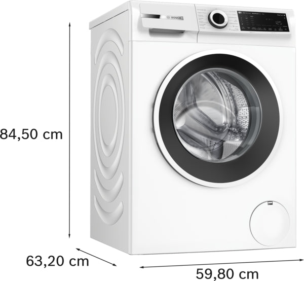 Série 6, Machine à laver hublot, 8 kg, max. 1400 tr/min BOSCH WGJ23407FR