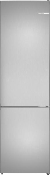 Série 2, Réfrigérateur combiné pose-libre, 203.2 x 59.5 cm, Couleur métallique BOSCH KGN39NLEK