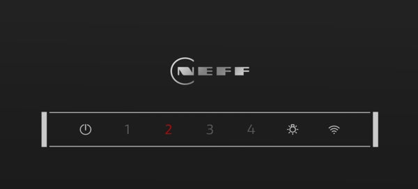 N 70, Hotte murale, 80 cm, Noir avec finition en verre, Noir NEFF D85ICN1S0