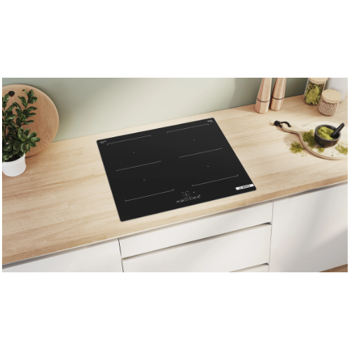 Série 4, Table à induction, 60 cm, Noir, sans cadre BOSCH PVQ611BB6E - vue 3