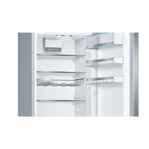 Série 6, Réfrigérateur combiné pose-libre, 201 x 60 cm, Inox anti trace de doigts BOSCH KGE398IBP - vue 4