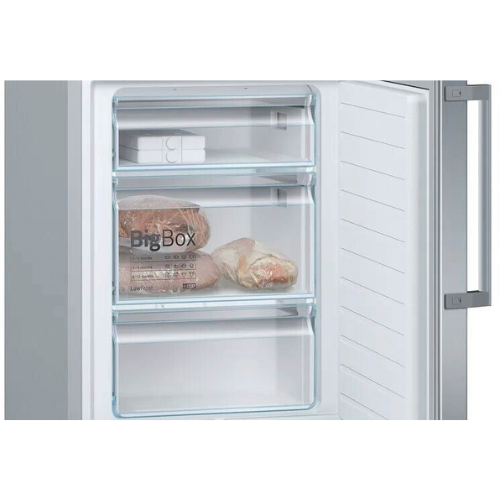 Série 6, Réfrigérateur combiné pose-libre, 201 x 60 cm, Inox anti trace de doigts BOSCH KGE398IBP - vue 6
