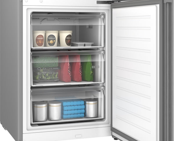 Série 2, Réfrigérateur combiné pose-libre, 203.2 x 59.5 cm, Couleur métallique BOSCH KGN39NLEK