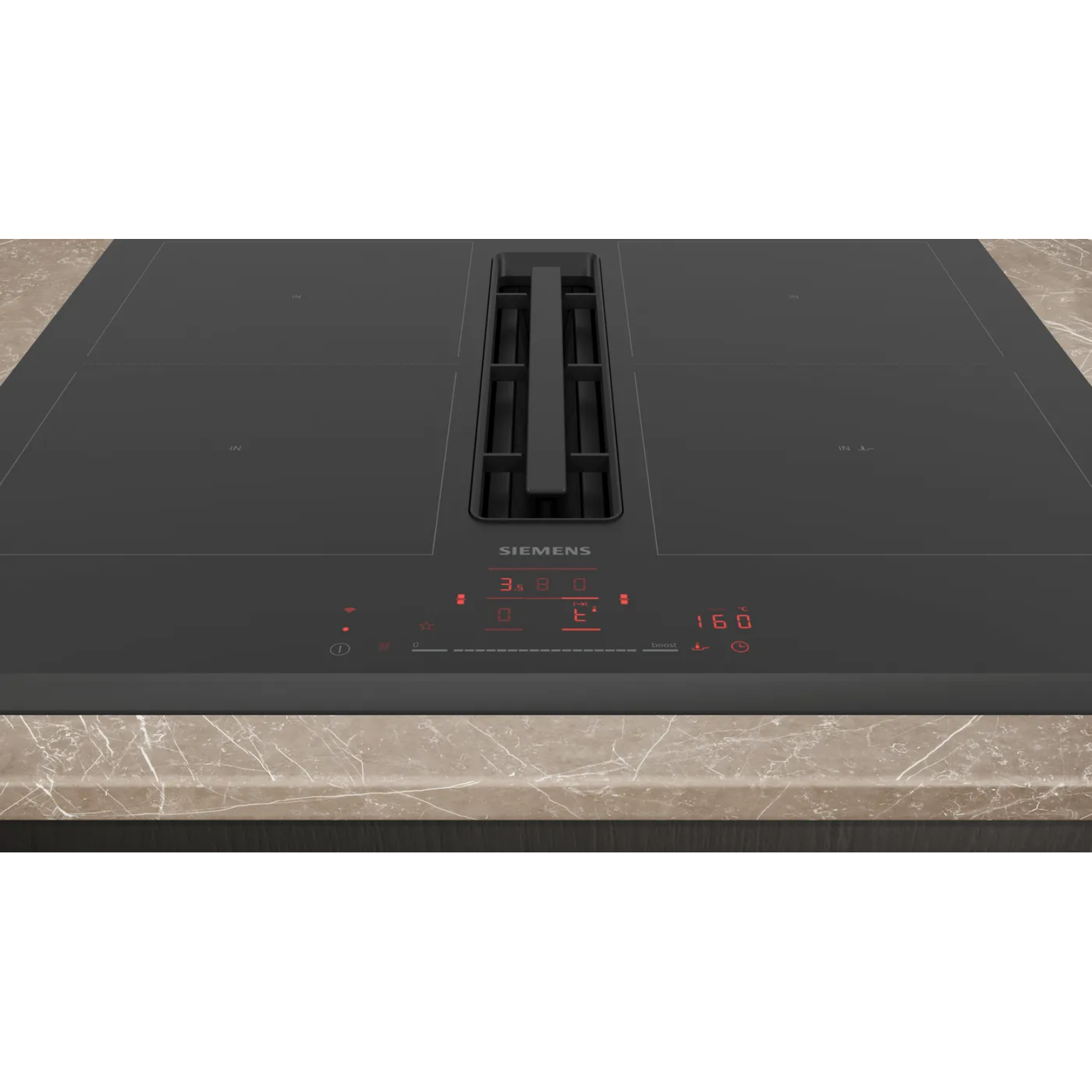 iQ500, Table induction aspirante, 60 cm, sans cadre SIEMENS ED631HQ26E - vue 2