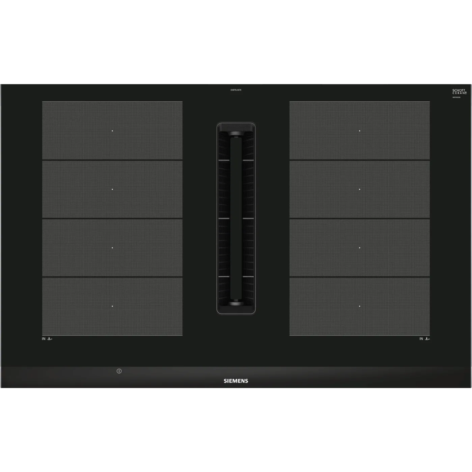 IQ700, Table aspirante encastrable noir Siemens EX875LX67E - vue 2