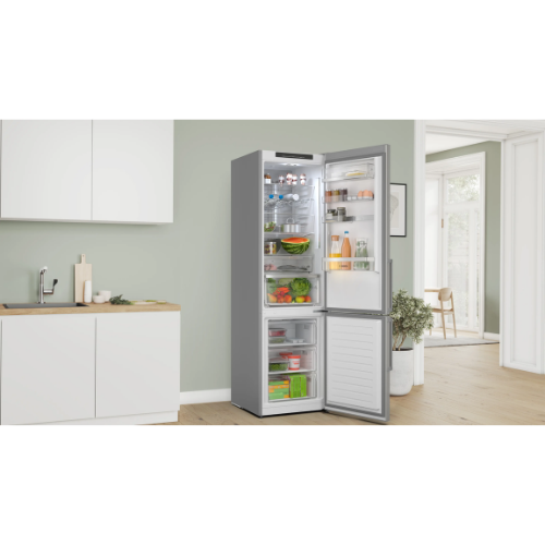 Série 6, Réfrigérateur combiné pose-libre, 203 x 60 cm, Inox BOSCH KGN39AIAT - vue 2