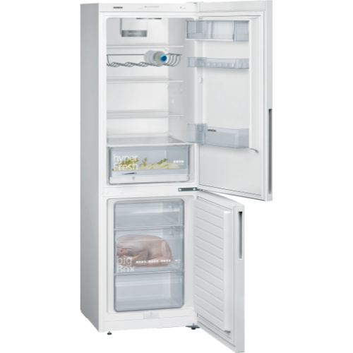 iQ300, Réfrigérateur combiné pose-libre, 186 x 60 cm, Blanc SIEMENS KG36V6WEAS - vue 2