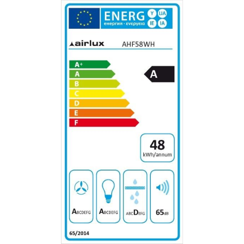 Groupe Filtrant 52 Cm Blanc Airlux AHF58WH - vue 2