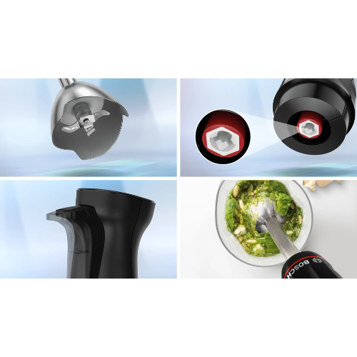 Série 4, Mixeur plongeant, ErgoMaster, 1000 W, Noir, Anthracite BOSCH MSM4B621 - vue 2