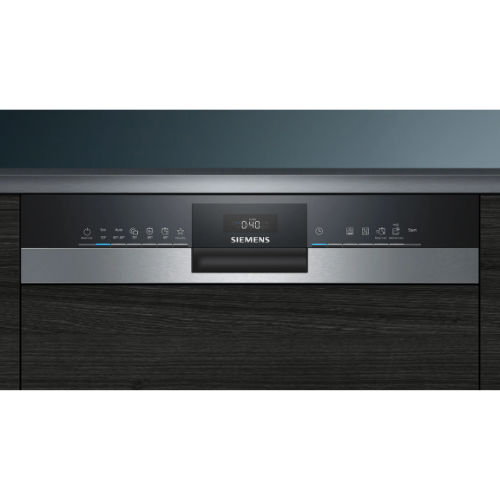 iQ300, Lave-vaisselle intégrable avec bandeau, 60 cm, Metallic SIEMENS SE53HS36TE - vue 2