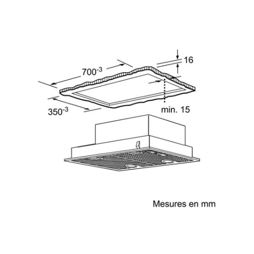 Groupe filtrant 75cm métallisé SIEMENS LB75564 - vue 2