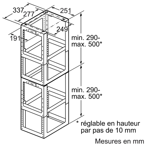 Support Chemin?e Pour Hotte Inox Neff Z5923N0 - vue 2