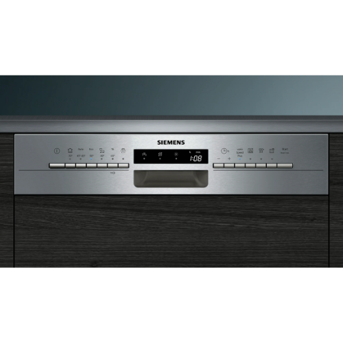iQ300, Lave-vaisselle intégrable avec bandeau, 60 cm, Metallic SIEMENS SN536S02GE - vue 2