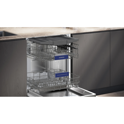 iQ300, Lave-vaisselle intégrable avec bandeau, 60 cm, Metallic SIEMENS SN53ES14VE(F) - vue 2