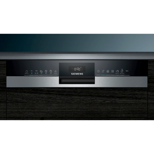 iQ300, Lave-vaisselle intégrable avec bandeau, 60 cm, Metallic SIEMENS SN53HS37VE - vue 2