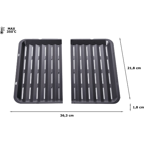 Grille anti-éclaboussures Pour Four Neff Z12CQ10A0 (#G220571) - vue 2