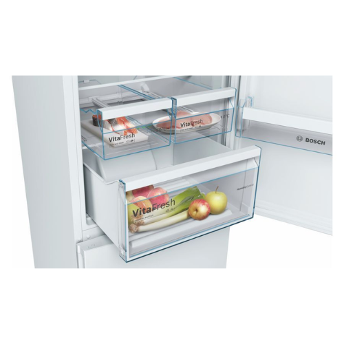 Réfrigérateur-Congélateur Combiné Pose-Libre Série 4 Blanc BOSCH KGN36VWED - vue 2