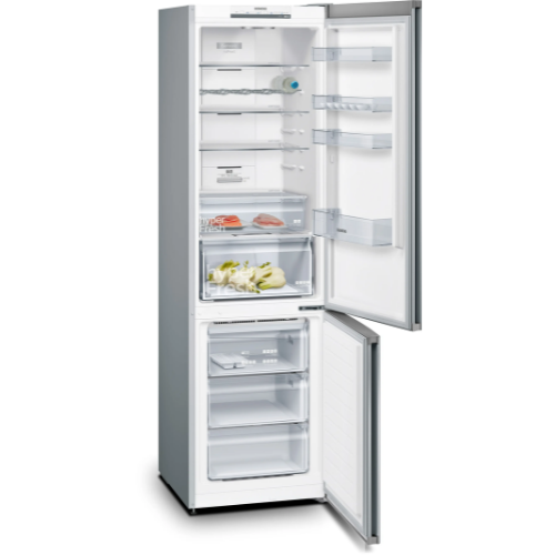 iQ300, Réfrigérateur combiné pose-libre, 203 x 60 cm, Inox SIEMENS KG39NVIEC(F) - vue 2
