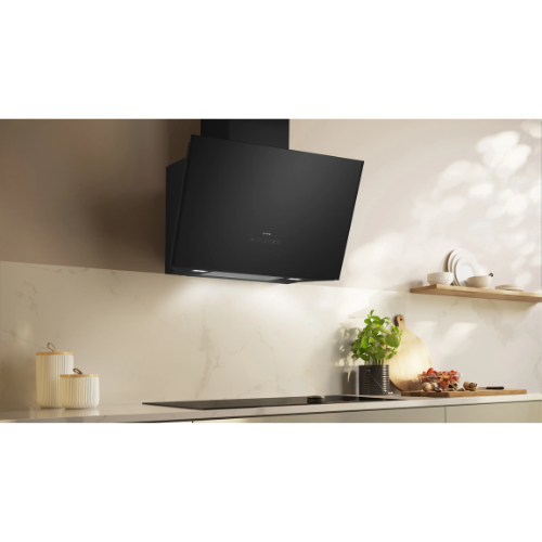 N 70, Hotte murale, 80 cm, Noir avec finition en verre NEFF D88IAN2S0 - vue 2