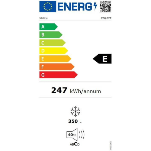 Congélateur coffre, 350 litres, Smeg CO402E - vue 2