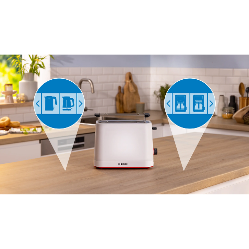 Toaster compact, MyMoment, Blanc BOSCH TAT3M121 - vue 4