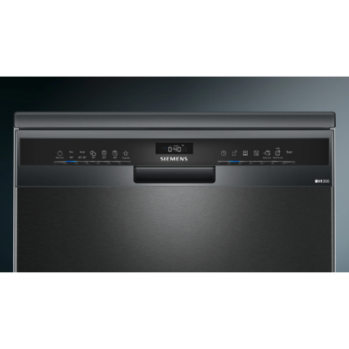 iQ300, Lave-vaisselle pose-libre, 60 cm, Black inox SIEMENS SN23EC14CE - vue 2