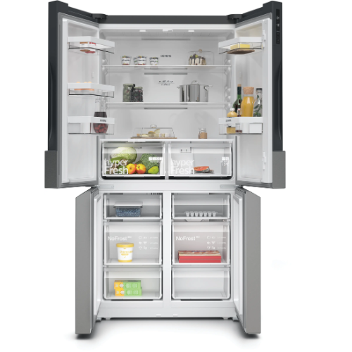 iQ300, Réfrigérateur 4 portes congélateur en bas, 183 x 91 cm SIEMENS KF96NVPEA - vue 2