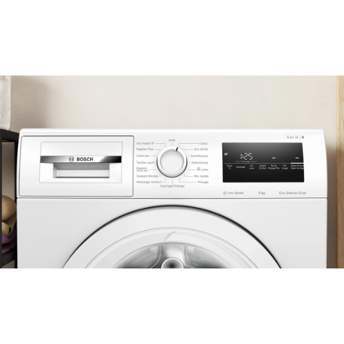 Série 4, Lave-linge front, 8 kg, 1200 trs/min BOSCH WAN24228FR - vue 2